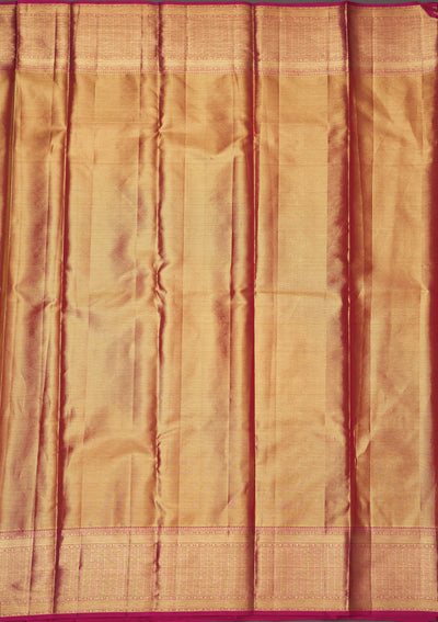 Lavender Zariwork Pure Silk Saree-Koskii