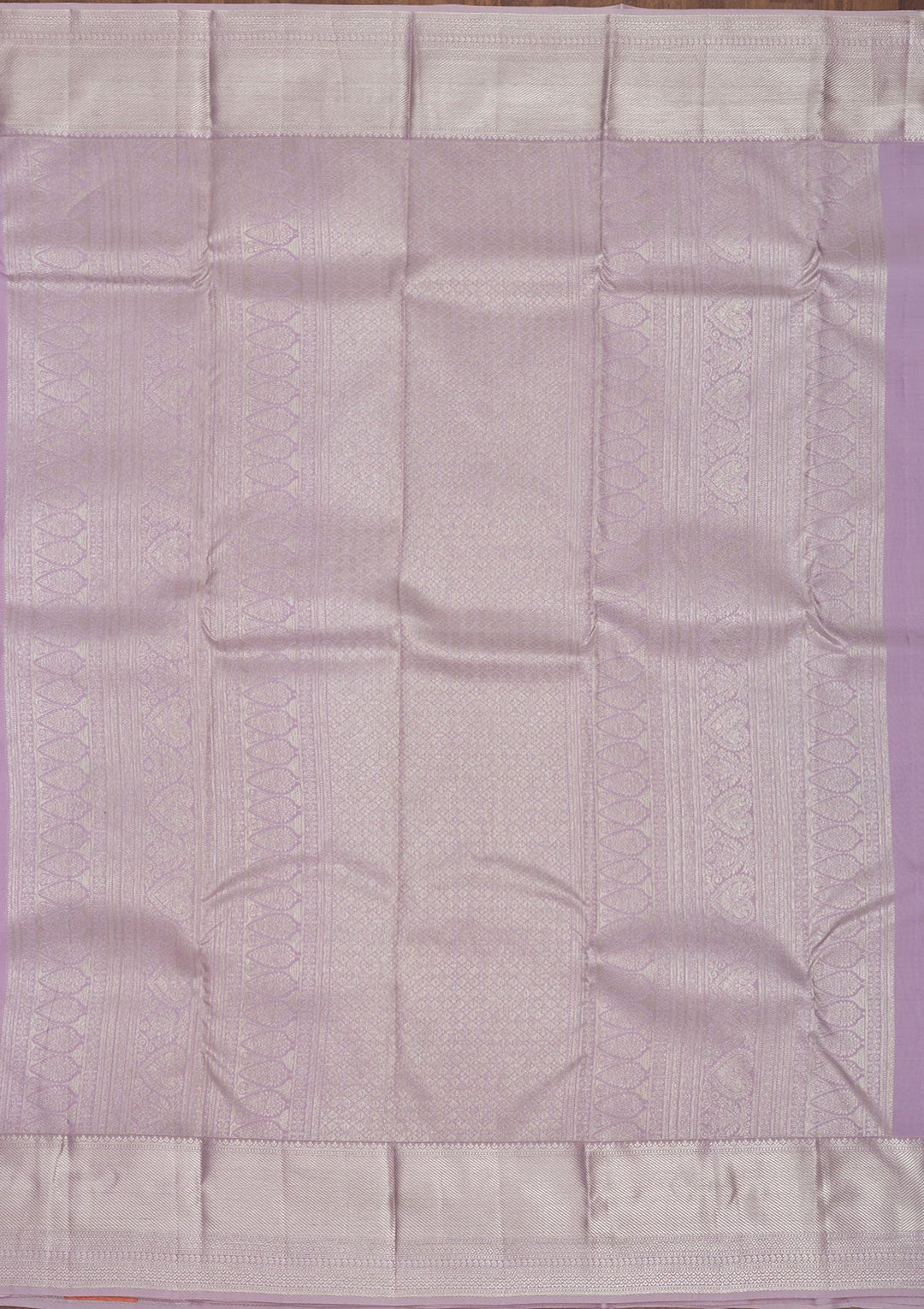 Lavender Zariwork Pure Silk Saree-Koskii