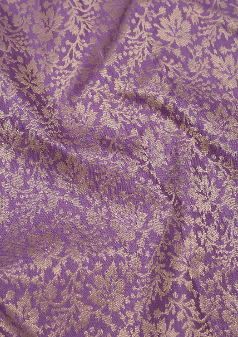 Lavender Zariwork Pure Silk Saree-Koskii