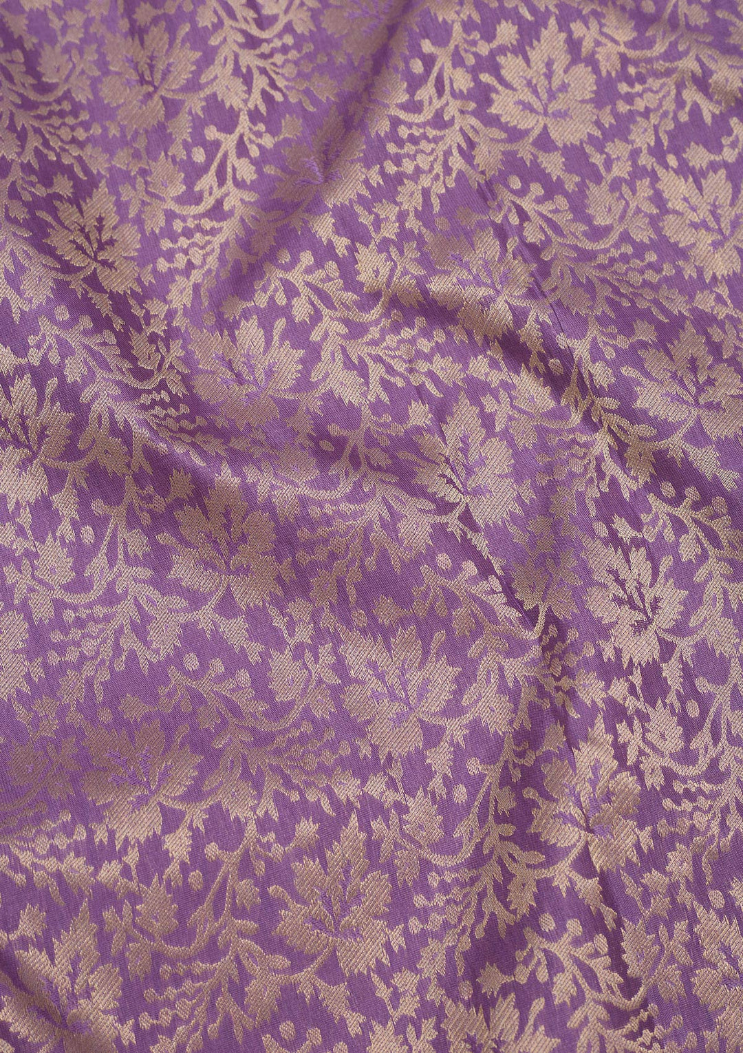 Lavender Zariwork Pure Silk Saree-Koskii