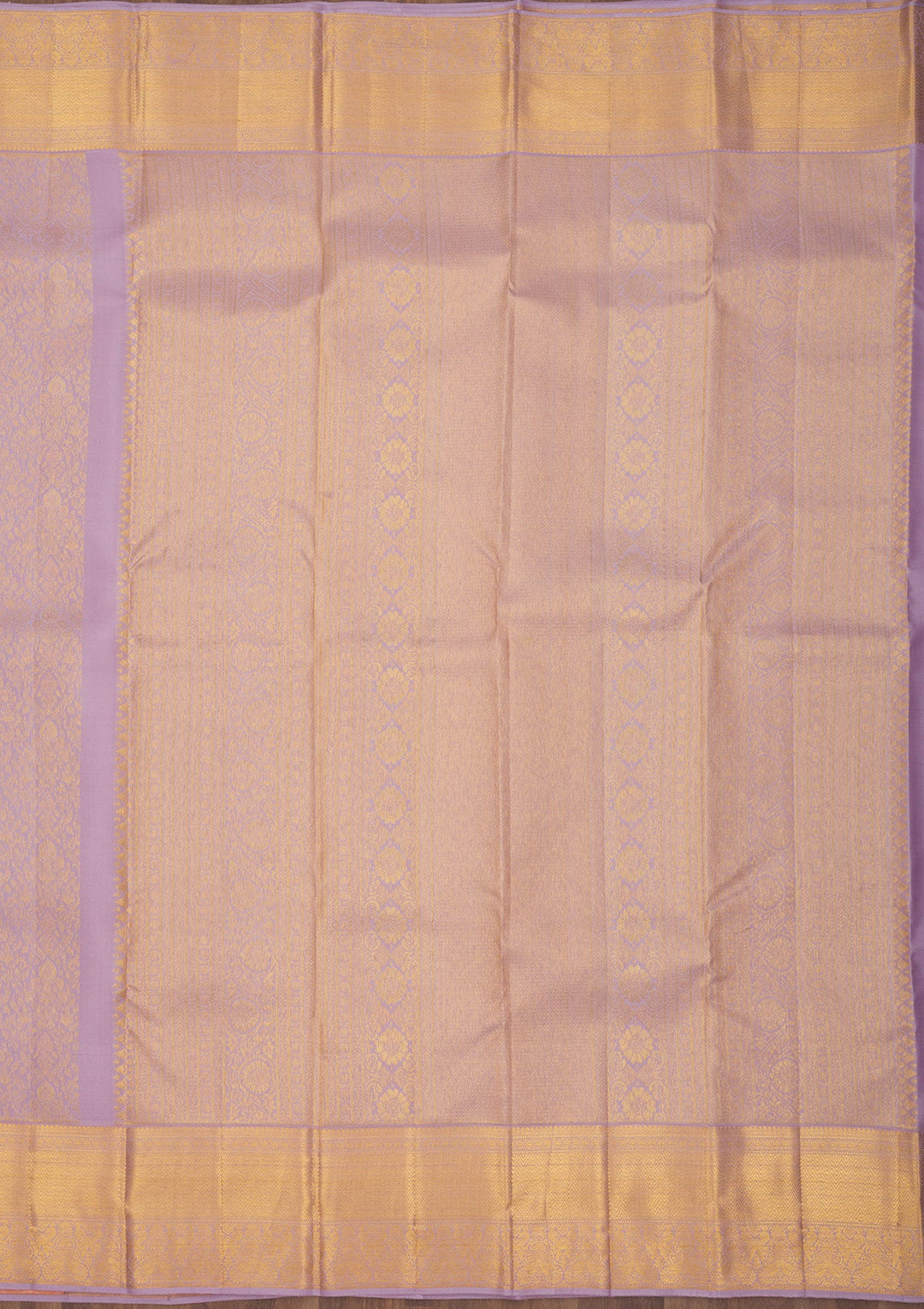 Lavender Zariwork Pure Silk Saree-Koskii