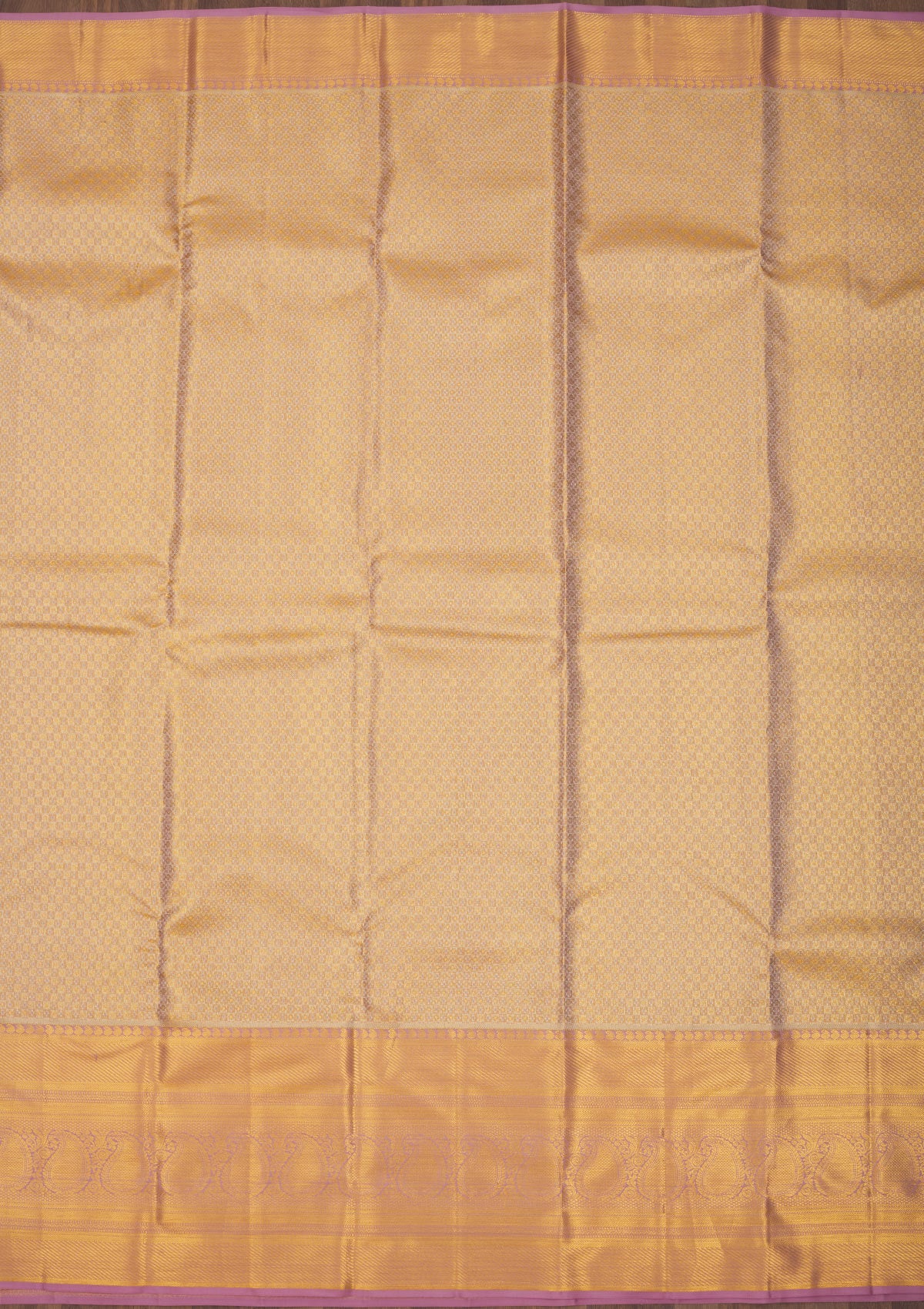 Lavender Zariwork Pure Silk Saree-Koskii