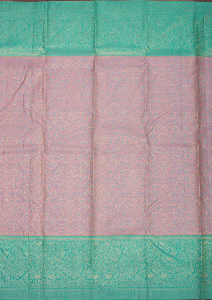 Lavender Zariwork Pure Silk Saree