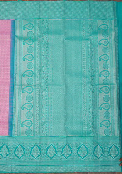 Lavender Zariwork Pure Silk Saree-Koskii