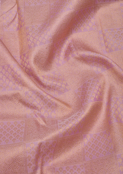 Lavender Zariwork Pure Silk Saree