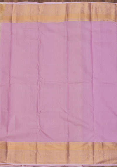 Lavender Zariwork Pure Silk Saree