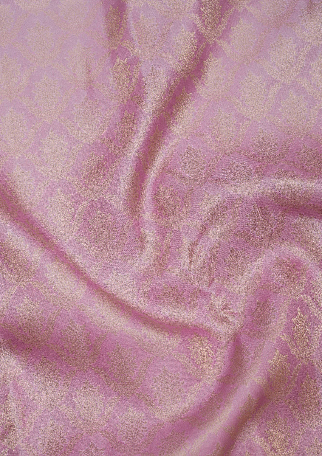 Lavender Zariwork Pure Silk Saree-Koskii