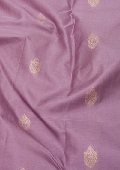 Lavender Zariwork Pure Silk Saree