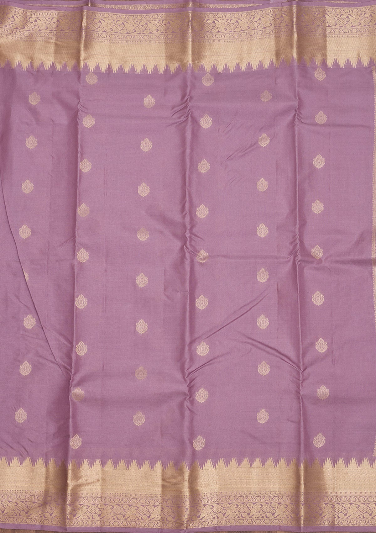 Lavender Zariwork Pure Silk Saree