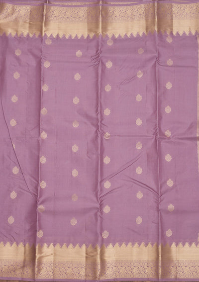 Lavender Zariwork Pure Silk Saree