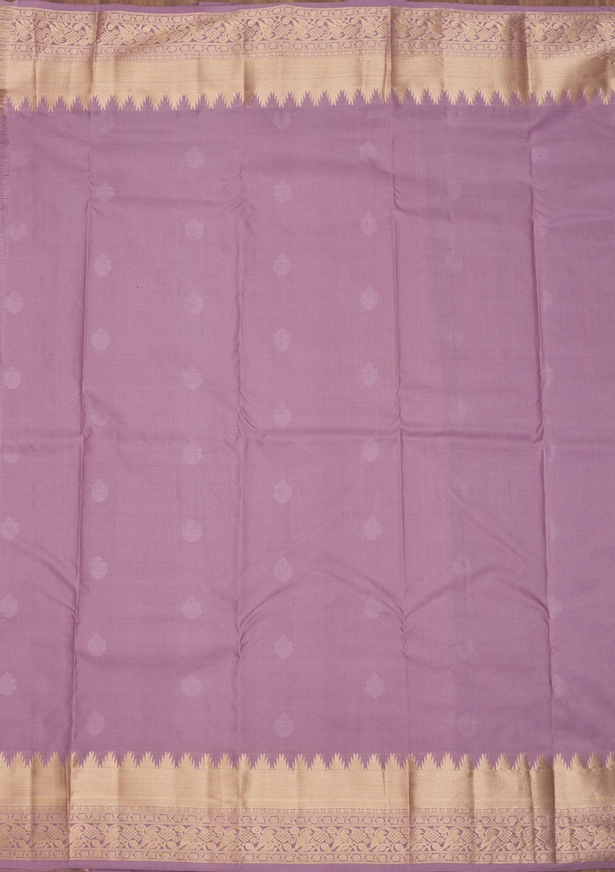 Lavender Zariwork Pure Silk Saree