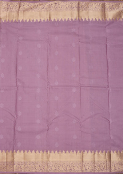 Lavender Zariwork Pure Silk Saree