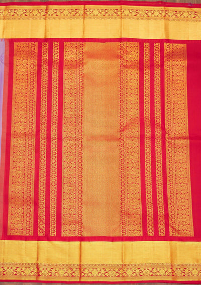 Lavender Zariwork Pure Silk Saree