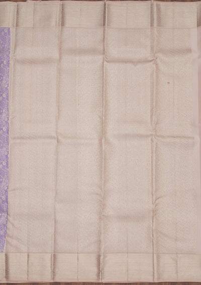 Lavender Zariwork Pure Silk Saree