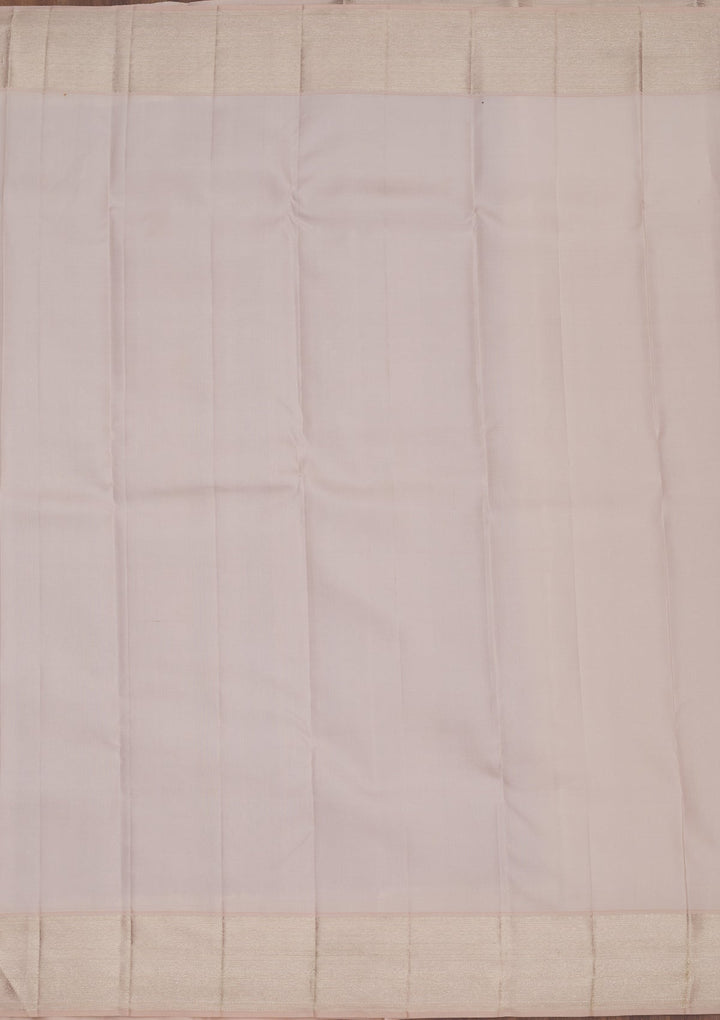Lavender Zariwork Pure Silk Saree