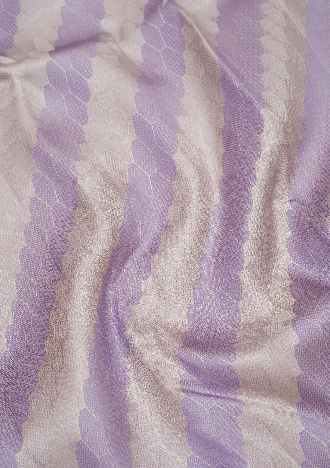 Lavender Zariwork Pure Silk Saree