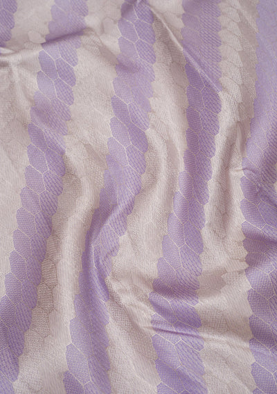 Lavender Zariwork Pure Silk Saree