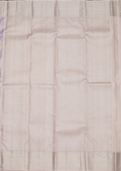 Lavender Zariwork Pure Silk Saree