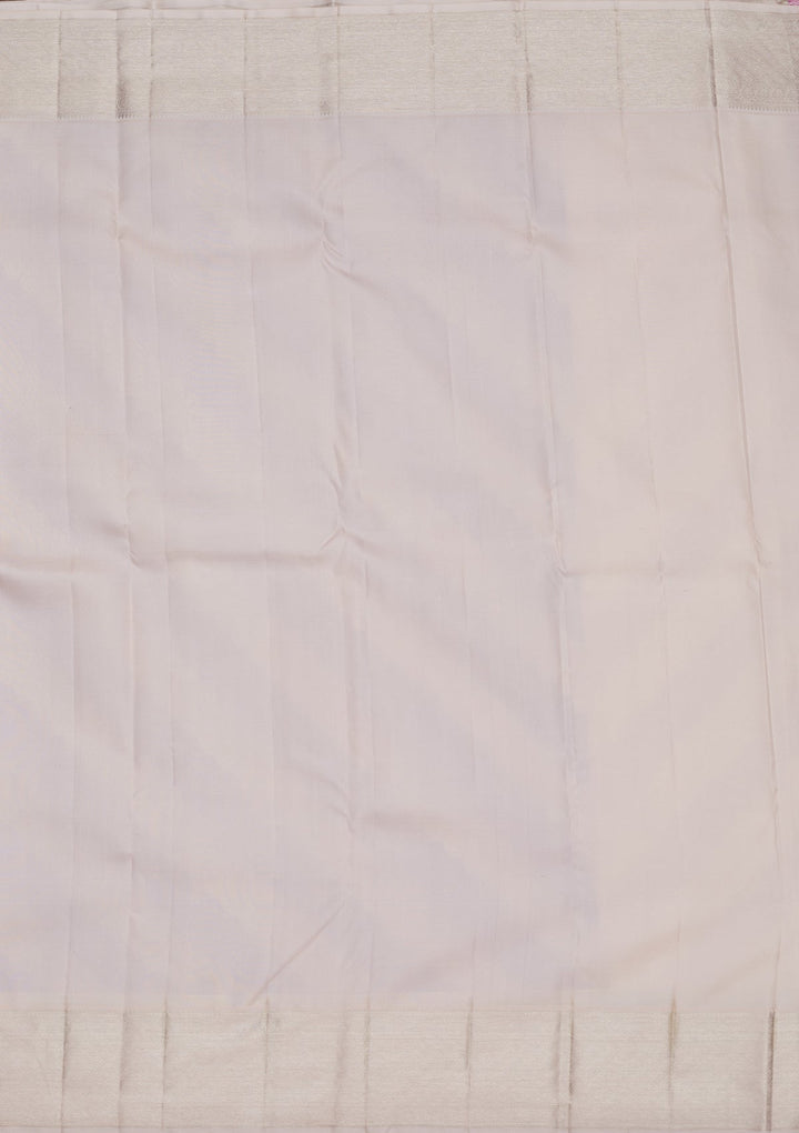 Lavender Zariwork Pure Silk Saree
