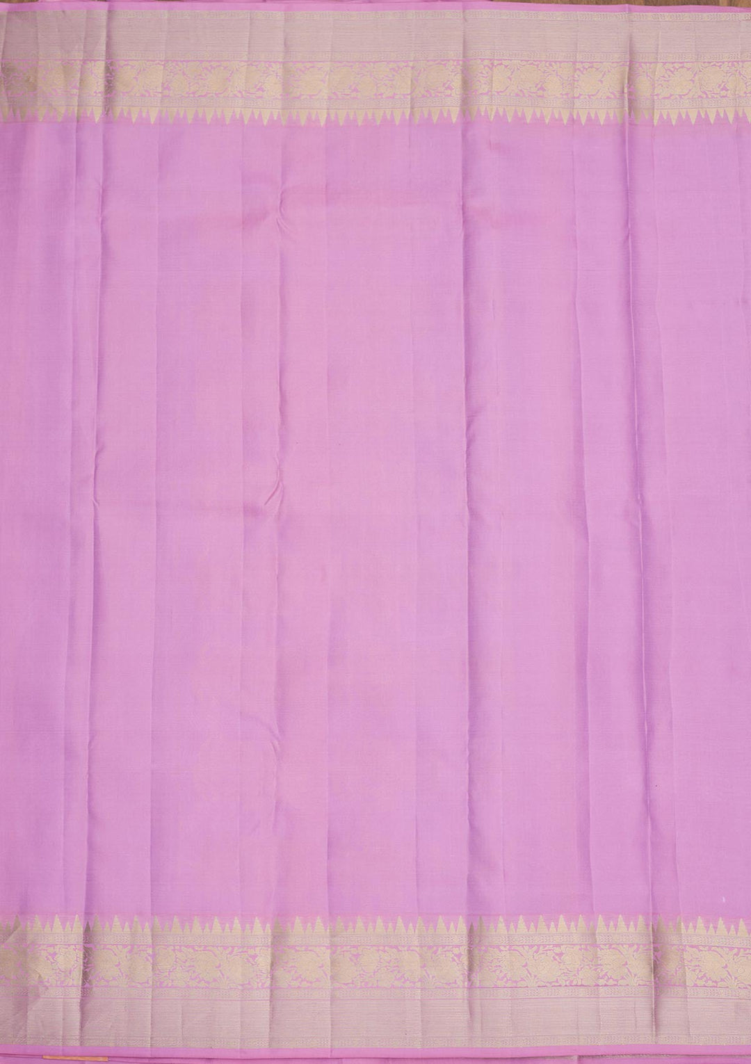 Mauve Zariwork Pure Silk Saree-Koskii