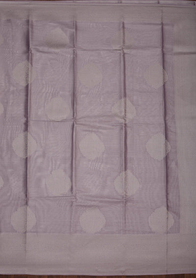 Lavender Zariwork Tissue Saree-Koskii