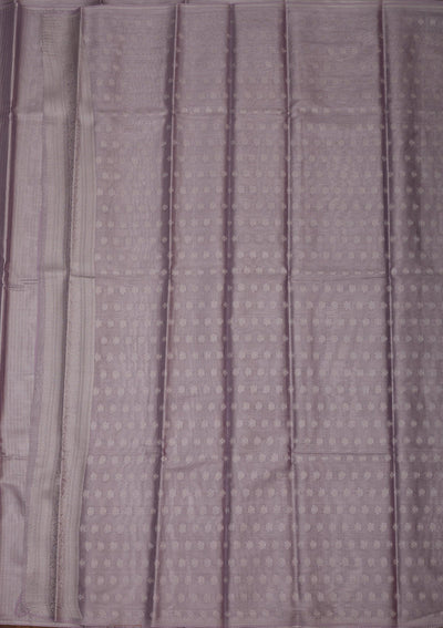 Lavender Zariwork Tissue Saree-Koskii