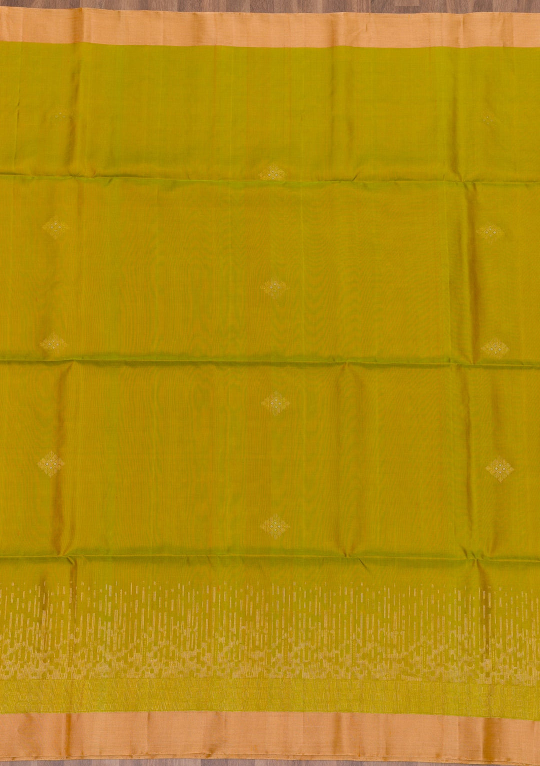 Leaf Green Zariwork Pure Silk Saree-Koskii