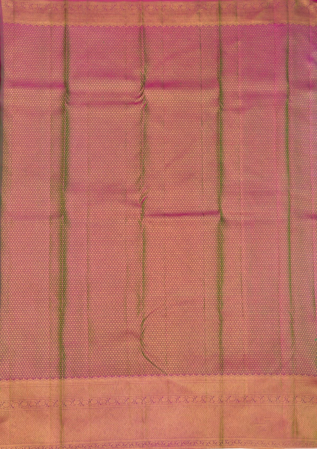 Leaf Green Zariwork Pure Silk Saree-Koskii