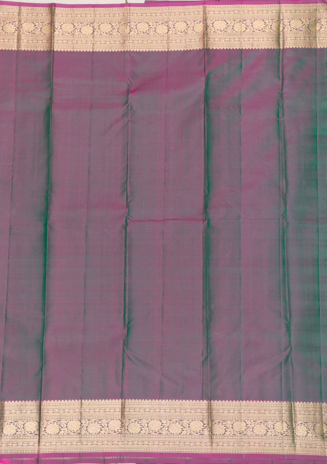 Leaf Green Zariwork Pure Silk Saree-Koskii