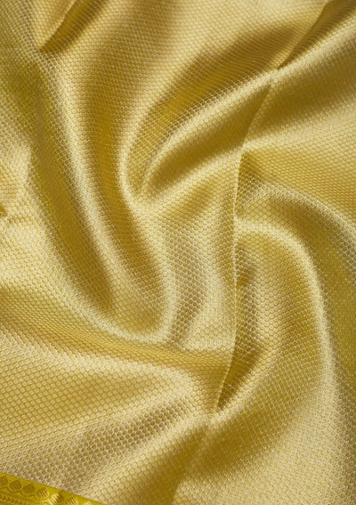 Leaf Green Zariwork Pure Silk Saree-Koskii