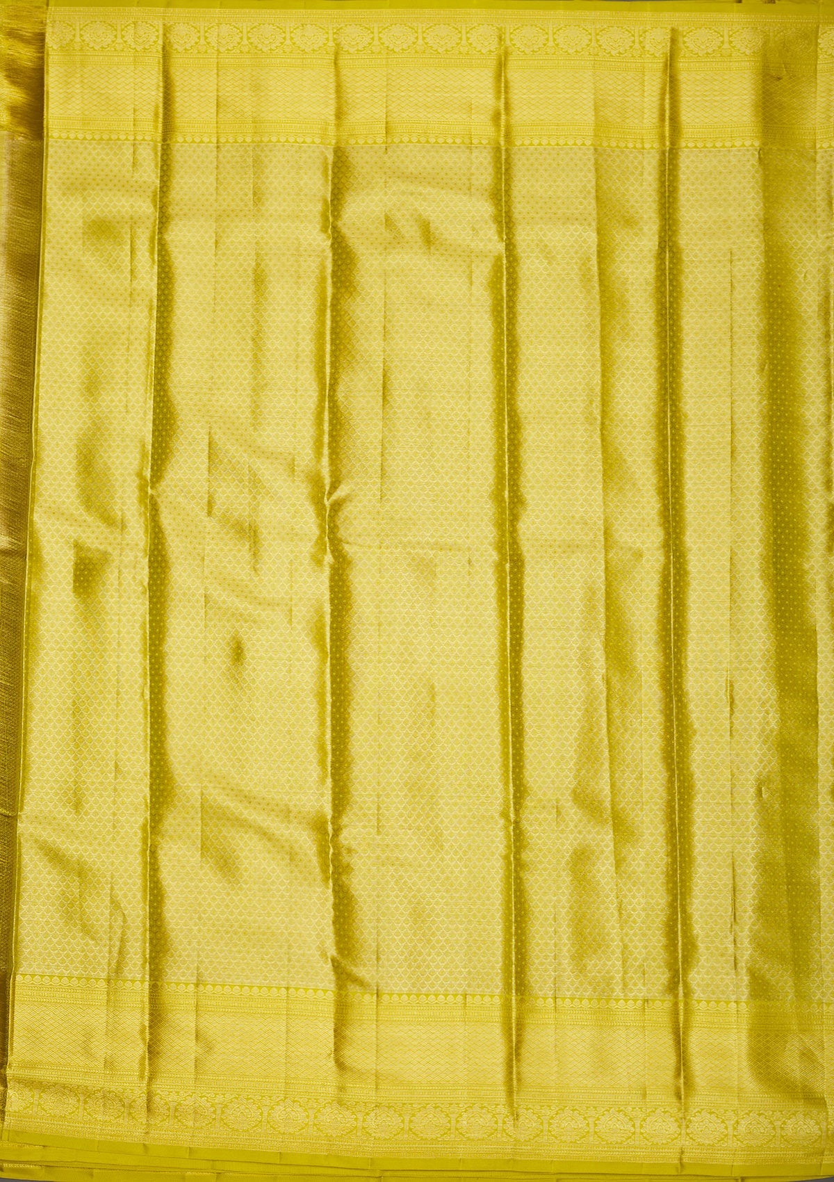 Leaf Green Zariwork Pure Silk Saree-Koskii