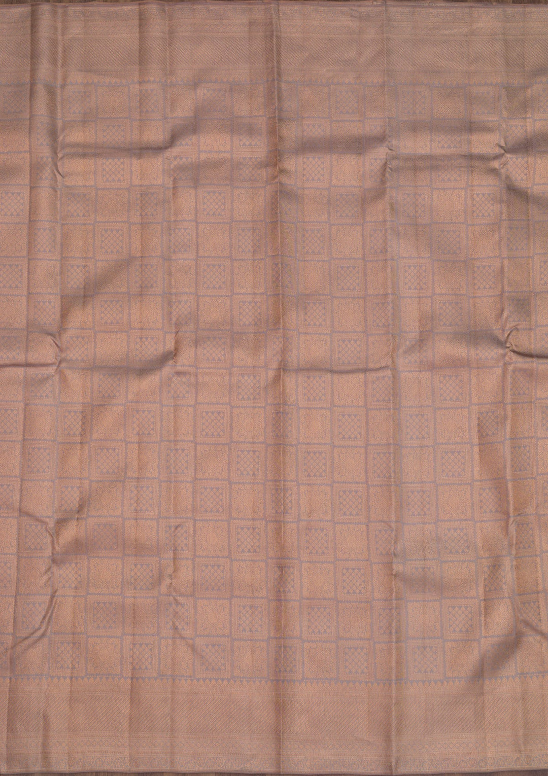 Grey Zariwork Pure Silk Saree-Koskii