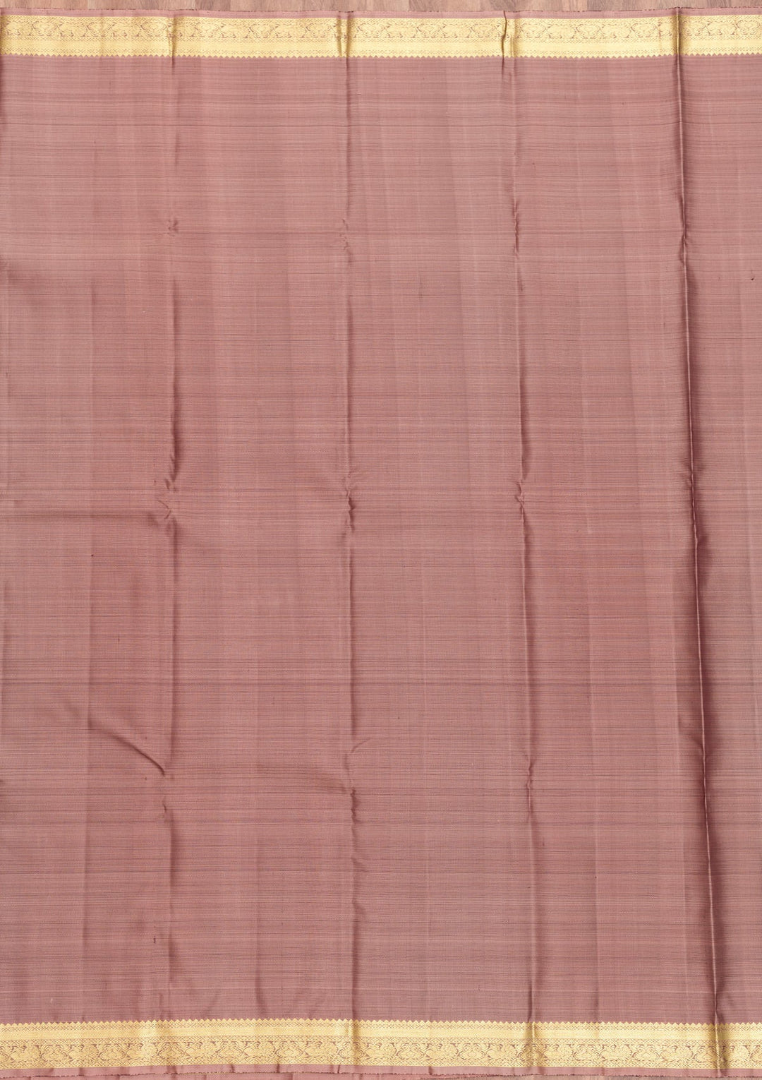 Light Brown Zariwork Pure Silk Saree-Koskii