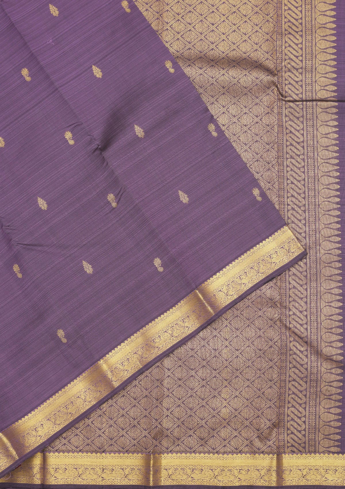 Light Brown Zariwork Pure Silk Saree