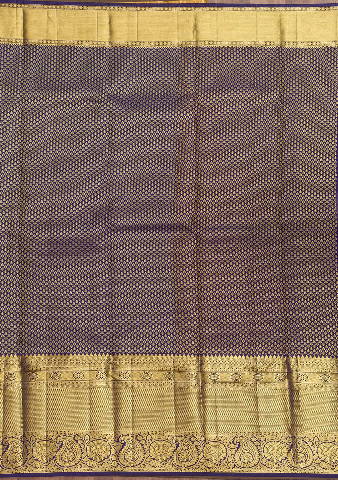 Light Brown Zariwork Pure Silk Saree-Koskii