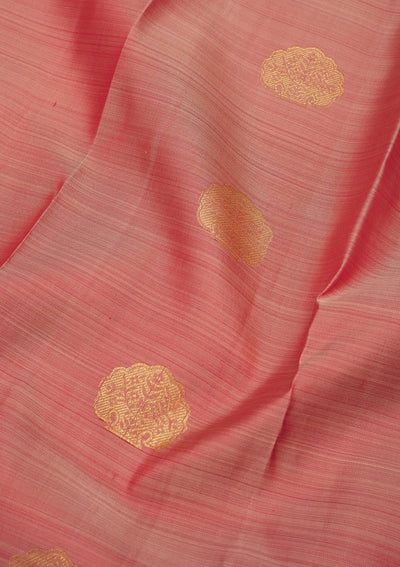 Light Brown Zariwork Pure Silk Saree-Koskii