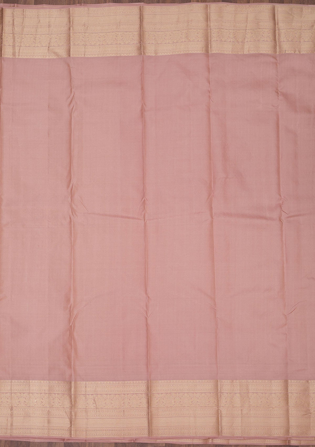 Light Brown Zariwork Pure Silk Saree-Koskii