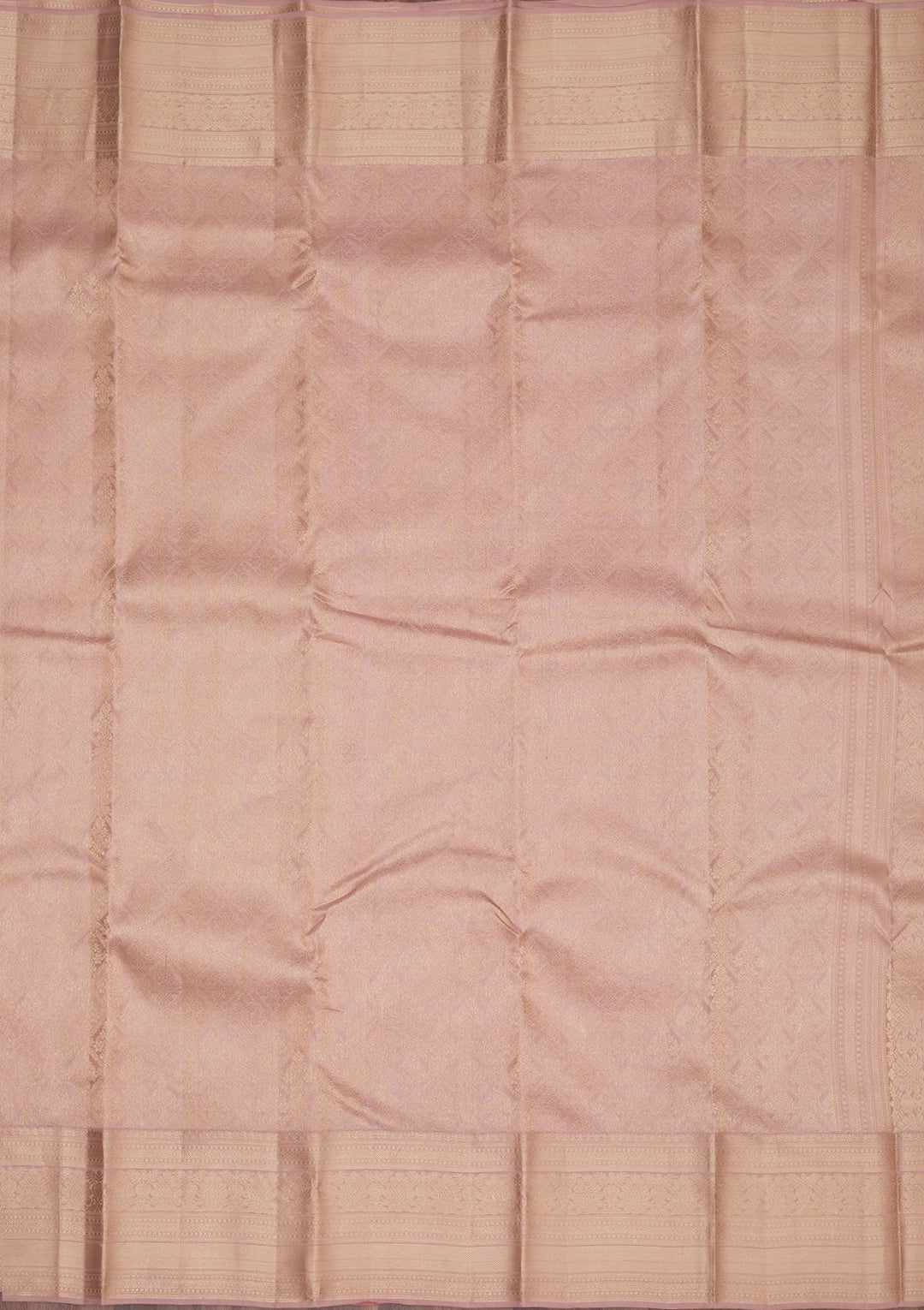 Light Brown Zariwork Pure Silk Saree-Koskii