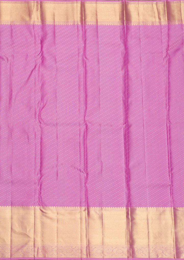 Light Grey Gold Zariwork Pure Silk Saree - Koskii