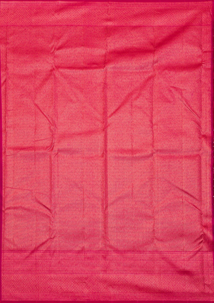 Light Peach Zariwork Pure Silk Saree-Koskii