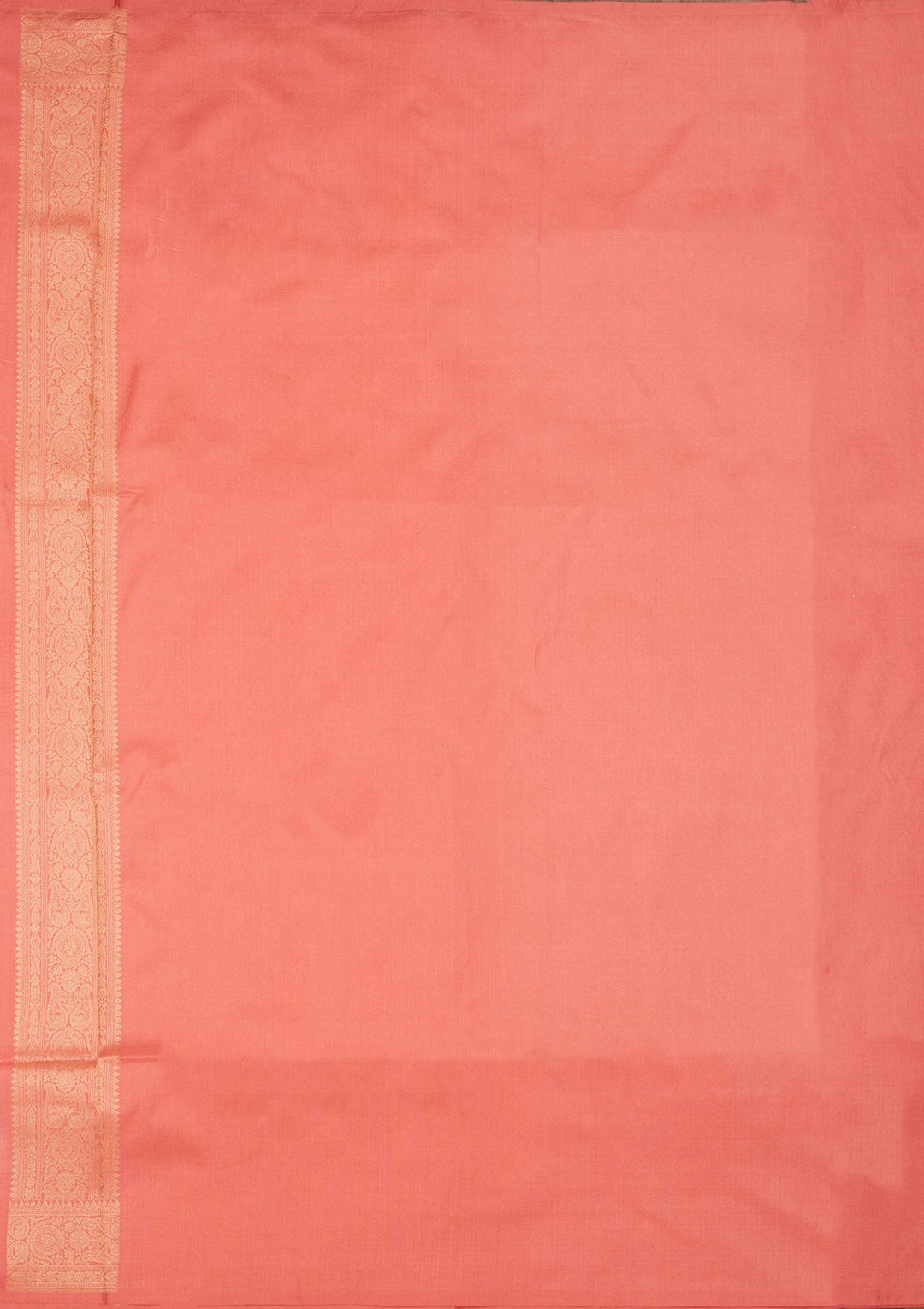 Light Peach Zariwork Pure Silk Saree-Koskii