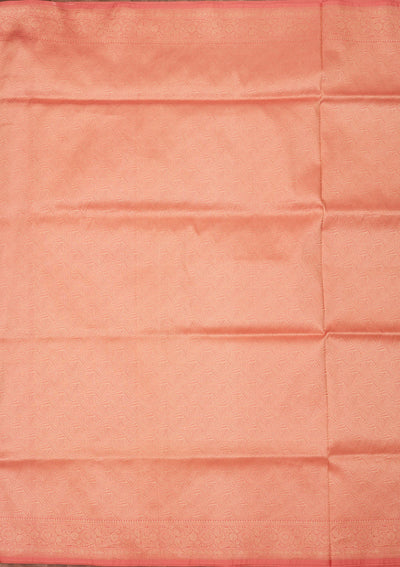 Light Peach Zariwork Pure Silk Saree-Koskii