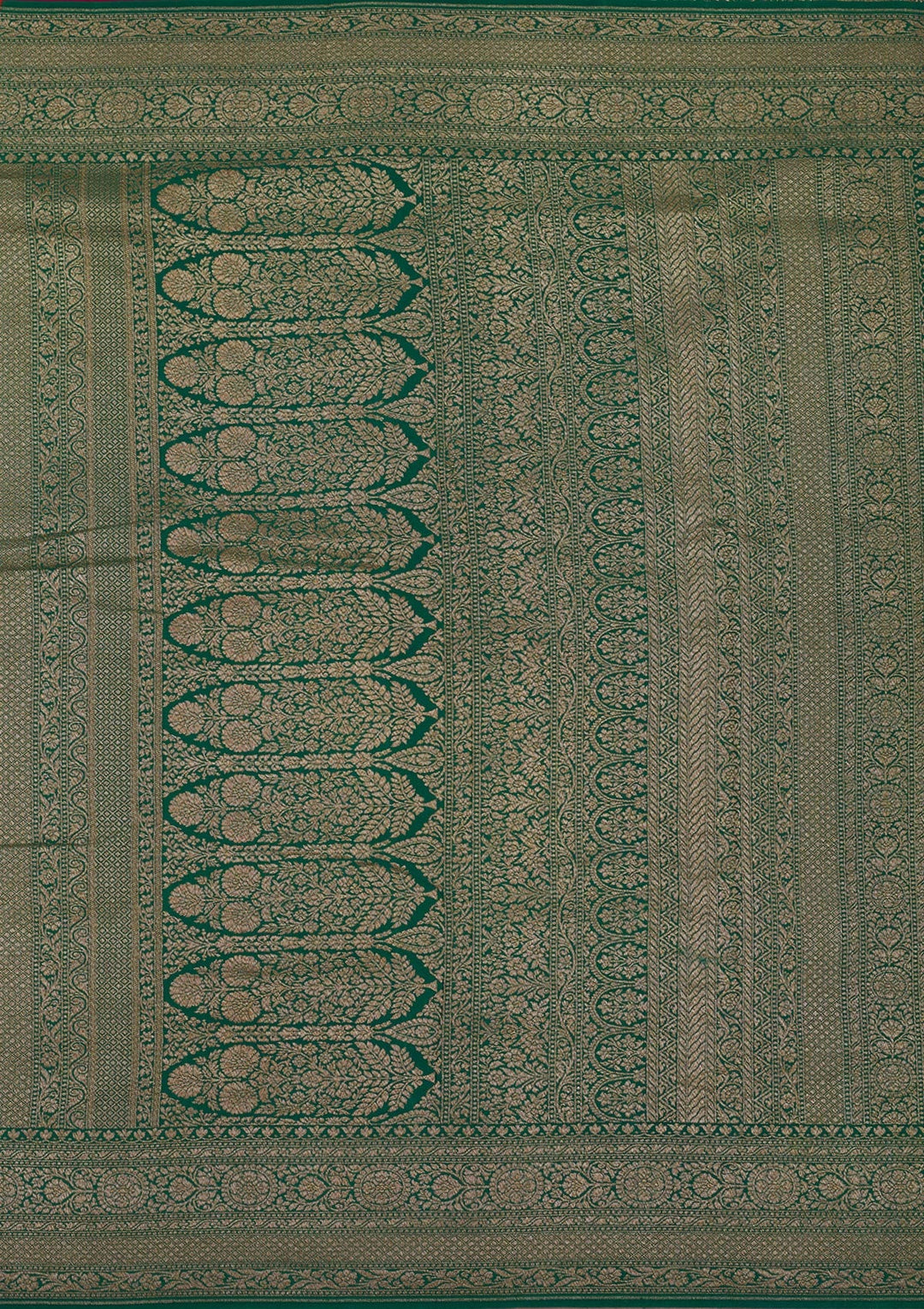 Magenta Pink Zariwork Art Silk Saree