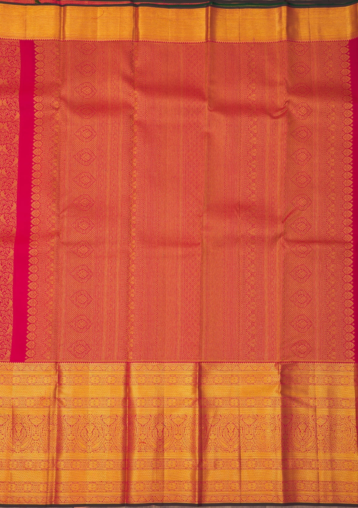 Maroon Zariwork Pure Silk Saree-Koskii