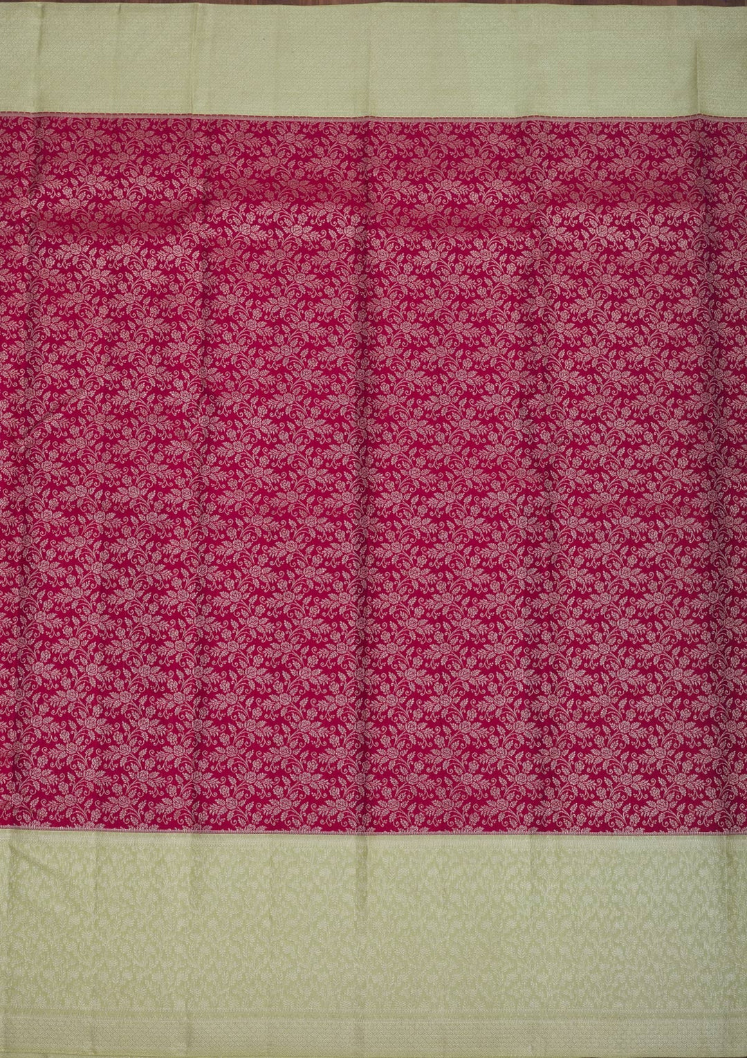 Maroon Zariwork Pure Silk Saree-Koskii
