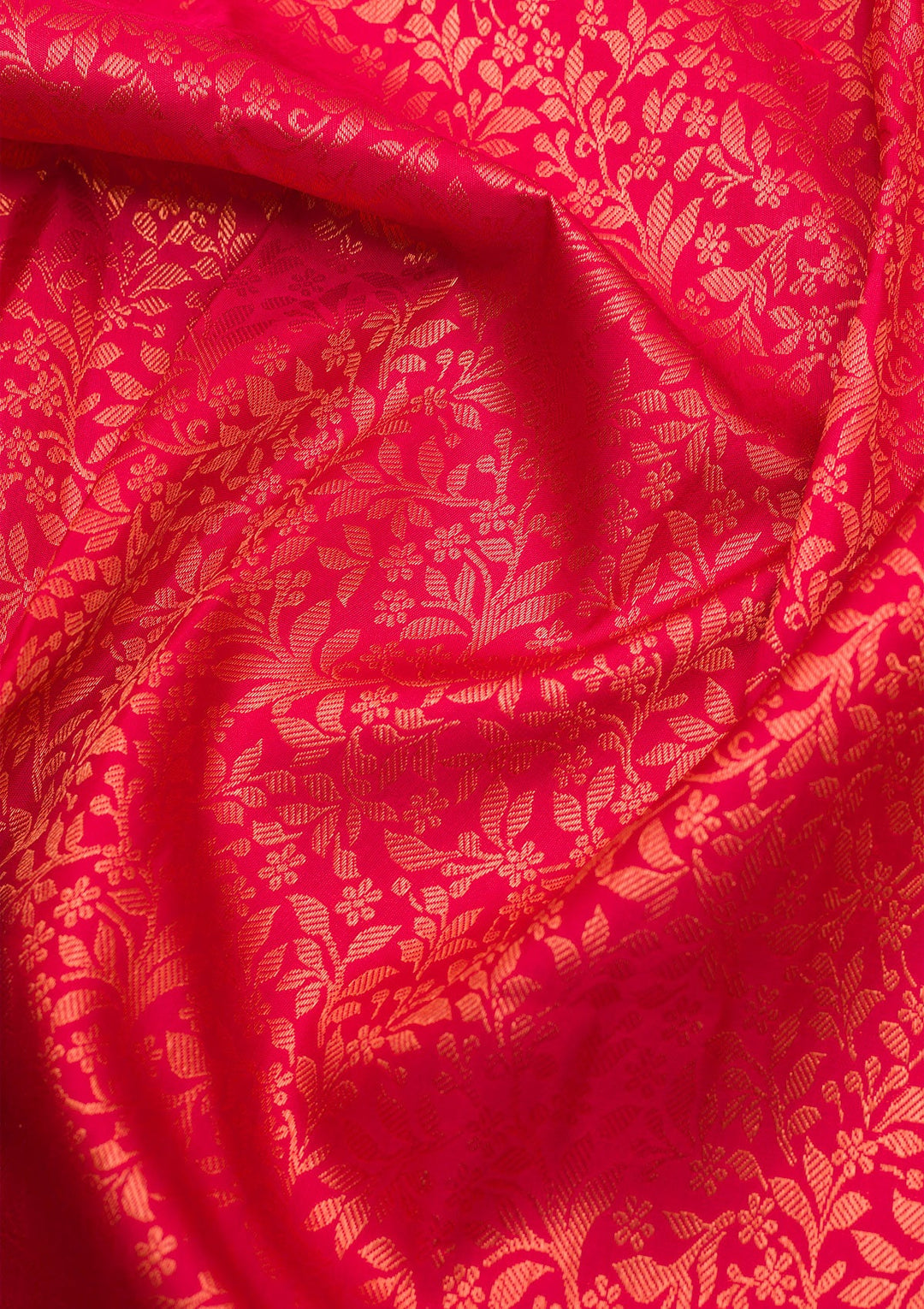 Maroon Zariwork Pure Silk Saree-Koskii