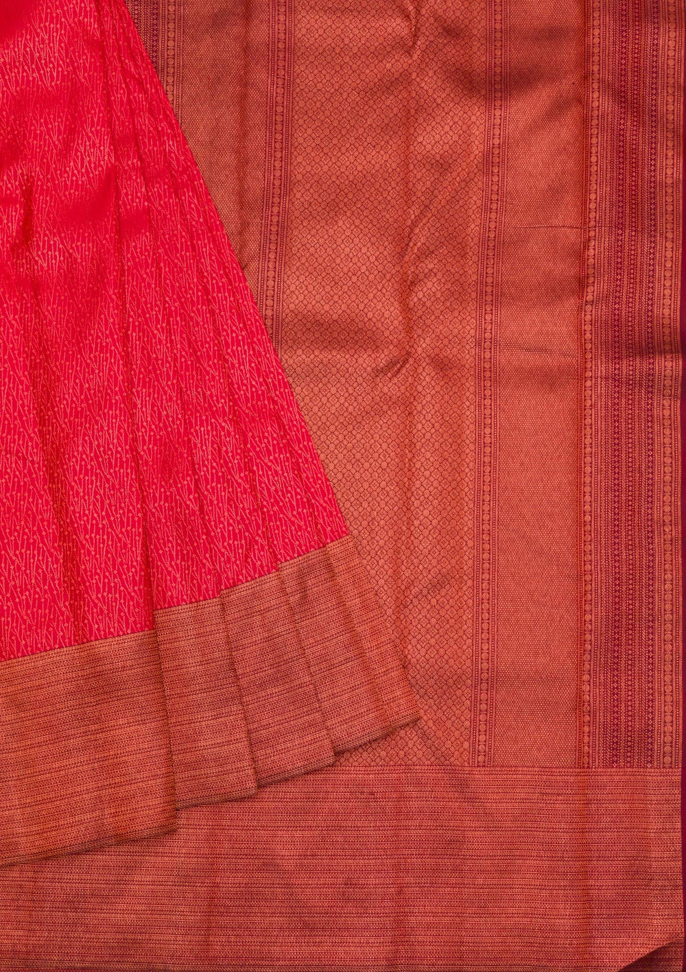 Maroon Zariwork Pure Silk Saree-Koskii