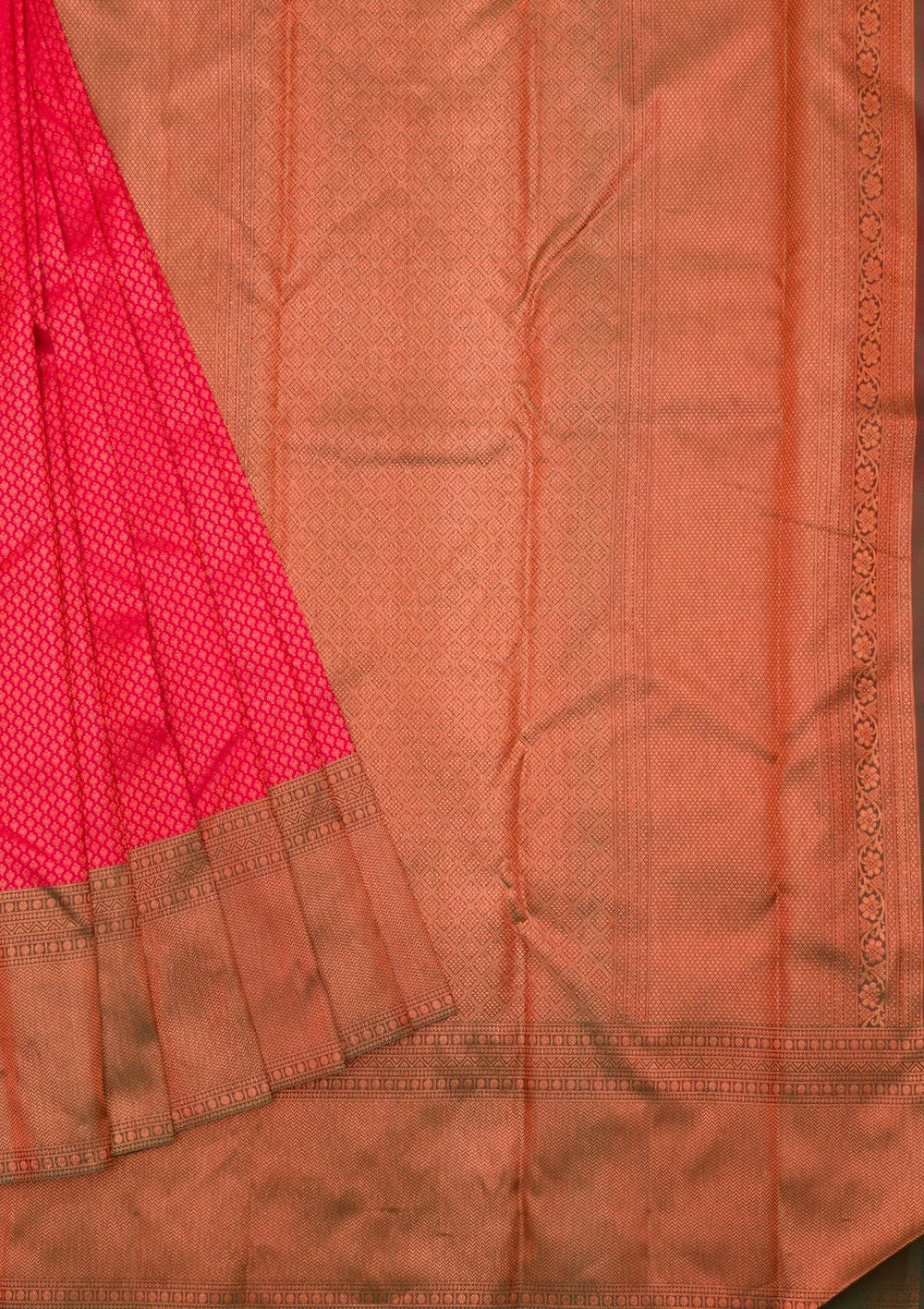 Maroon Zariwork Pure Silk Saree-Koskii