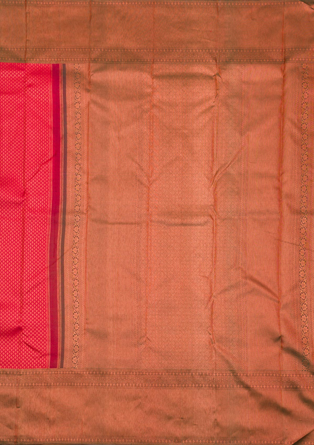 Maroon Zariwork Pure Silk Saree-Koskii