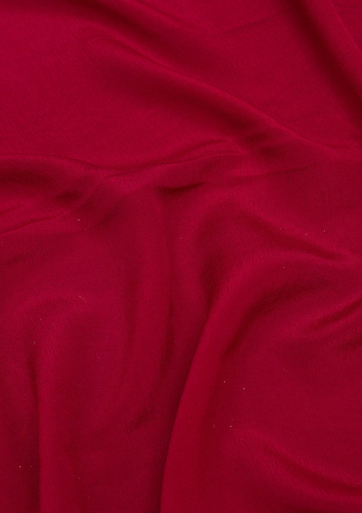 Maroon Zariwork Pure Silk Saree-Koskii